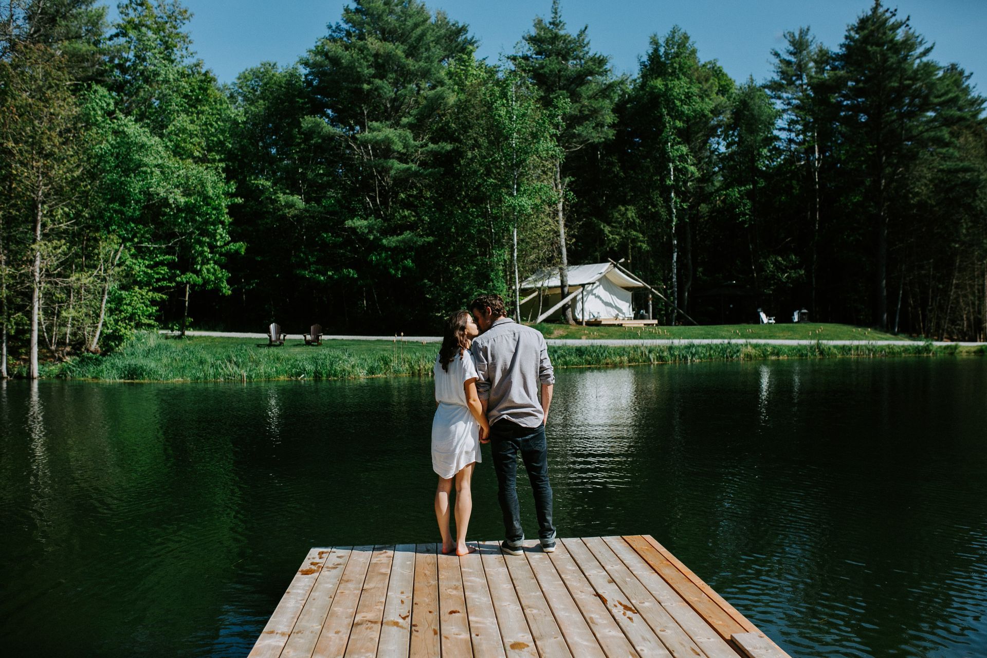 Rustic wedding venue in Ontario featuring the lodge-inspired Whispering Springs Reception Pavilion
