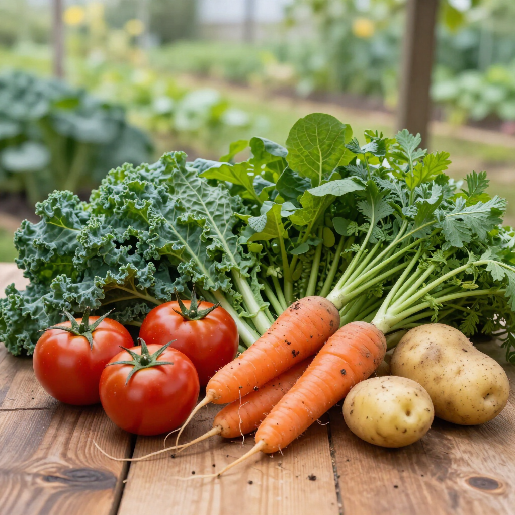 Prachtige moestuin