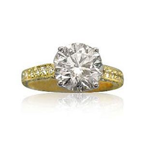 AFS-0063 Diamond Engagement Ring