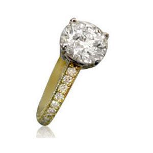 AFS-0063 Diamond Engagement Ring