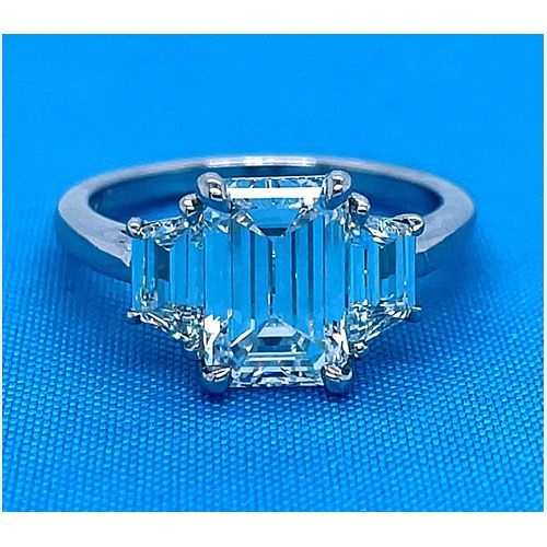 AFS-0094 Three Stone Diamond Engagement Ring