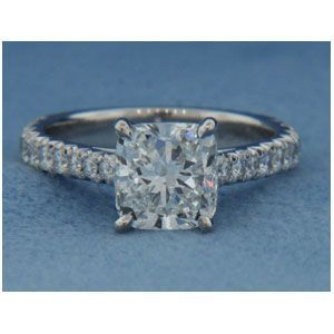 AFS-0166 Vintage Diamond Engagement Ring
