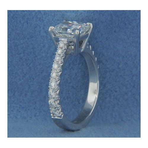 AFS-0166 Vintage Diamond Engagement Ring