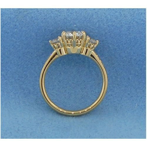 AFS-0180 Three Stone Diamond Engagement Ring