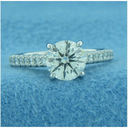 AFS-0202-Oval Vintage Diamond Engagement Ring