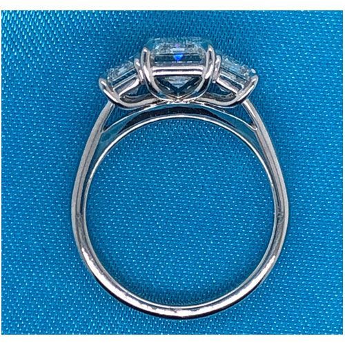 AFS-0216 Three Stone Diamond Engagement Ring
