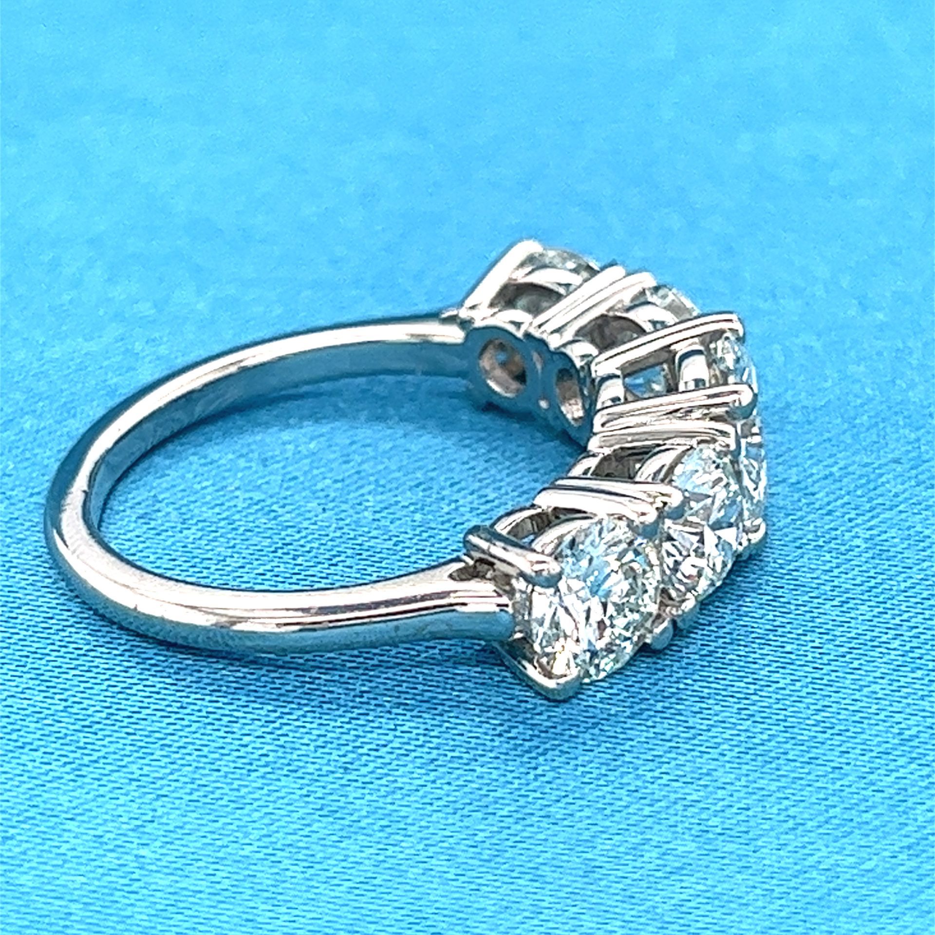 AFS-0232 Five Stone Diamond Engagement Ring
