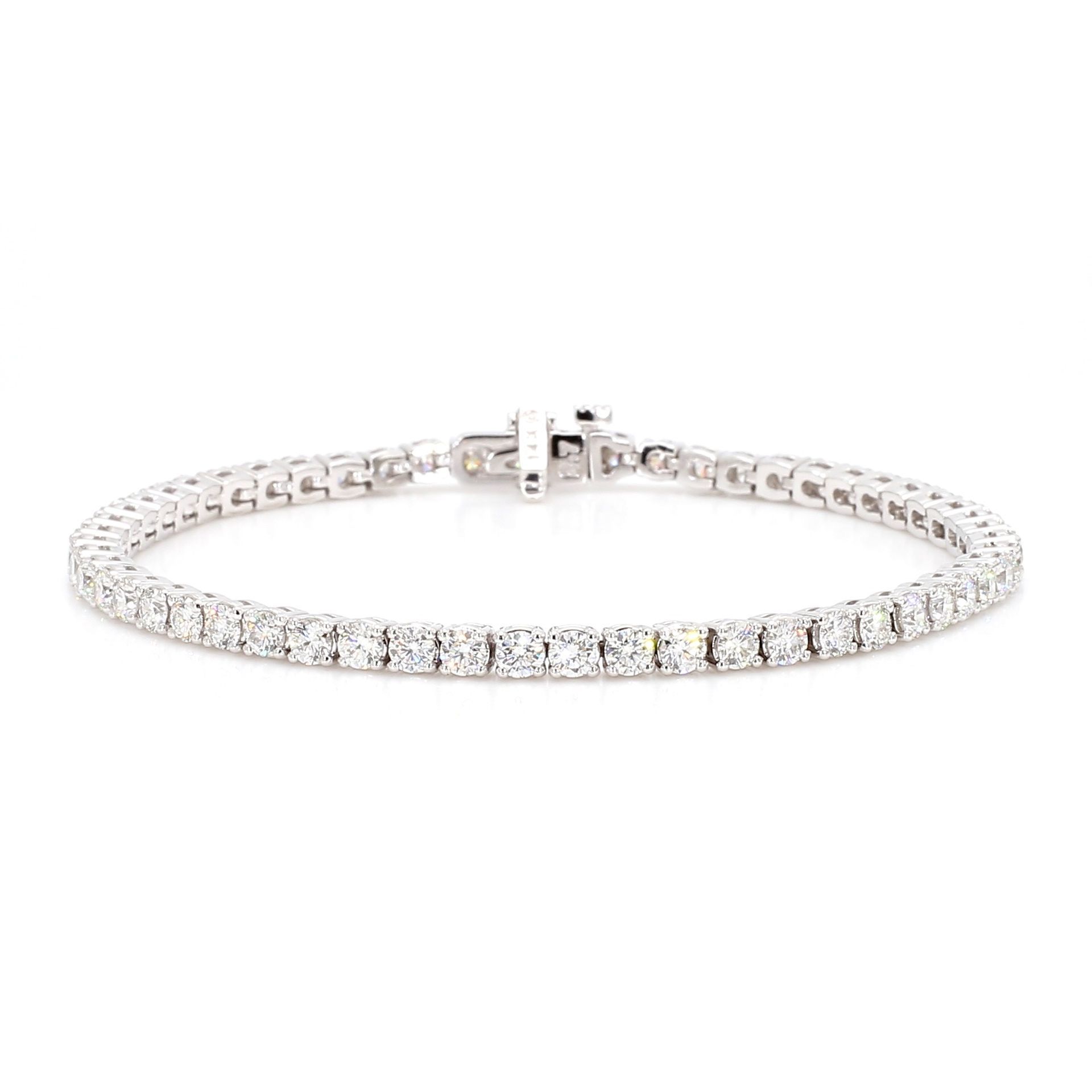 BR988 White Gold Diamond Bracelet