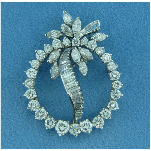 B1663 Diamond Brooch