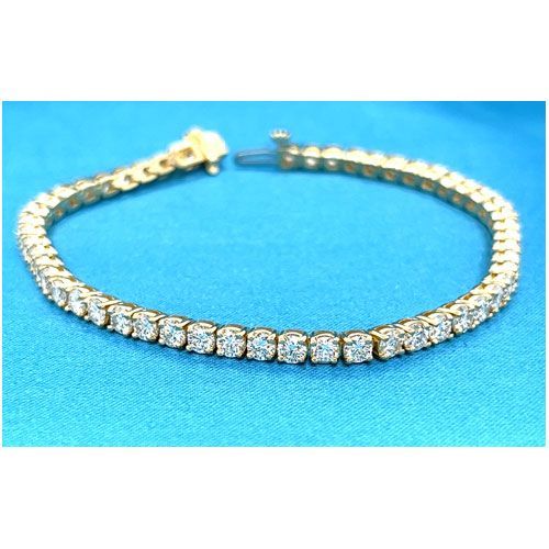 BR988 Yellow Gold Diamond Bracelet