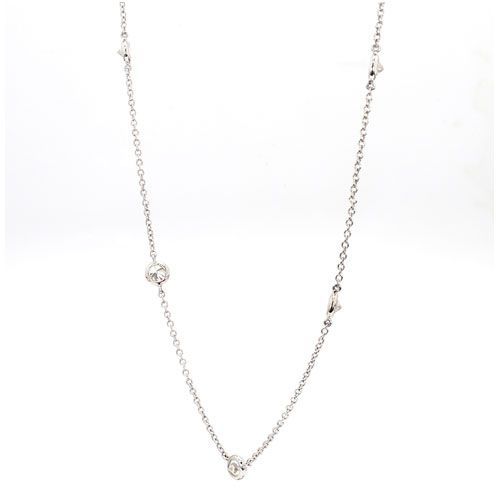 P1369-4 14Kt Diamomd Necklace 1.68cts