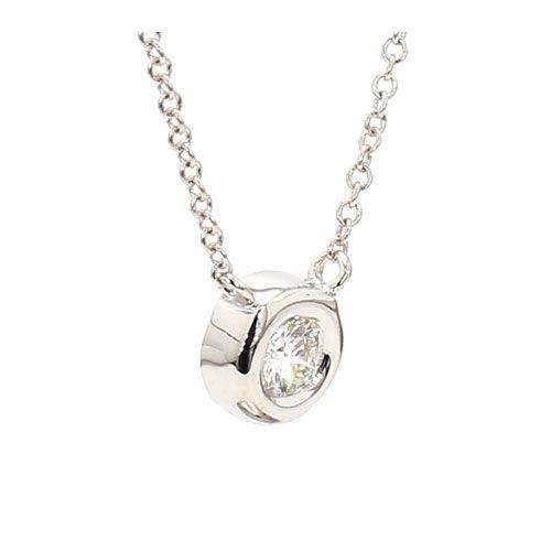 P1369-10 14Kt Diamond Pendant 0.41cts