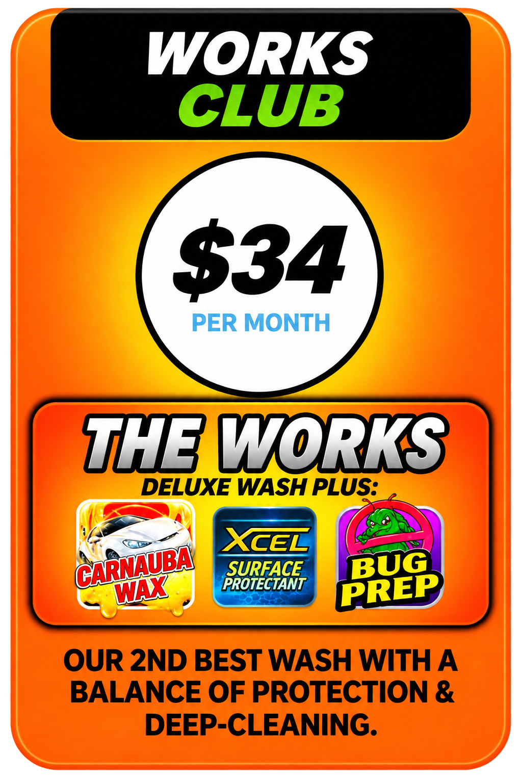 cAR WASH MENU CLUB JOIN THE CLUB MEMBERSHIP TOUCHFREE WASH