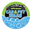 Logo for Auto Craze Car & Pet Wash. Green circle with black background, blue bubbles and social media icons.
