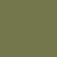 A solid, square block of olive green gutter color option