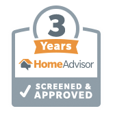 Home advisor screened and approved gutter company