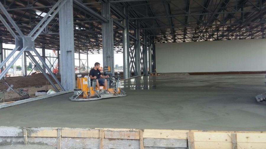 Pavimento industriale in calcestruzzo per capannoni