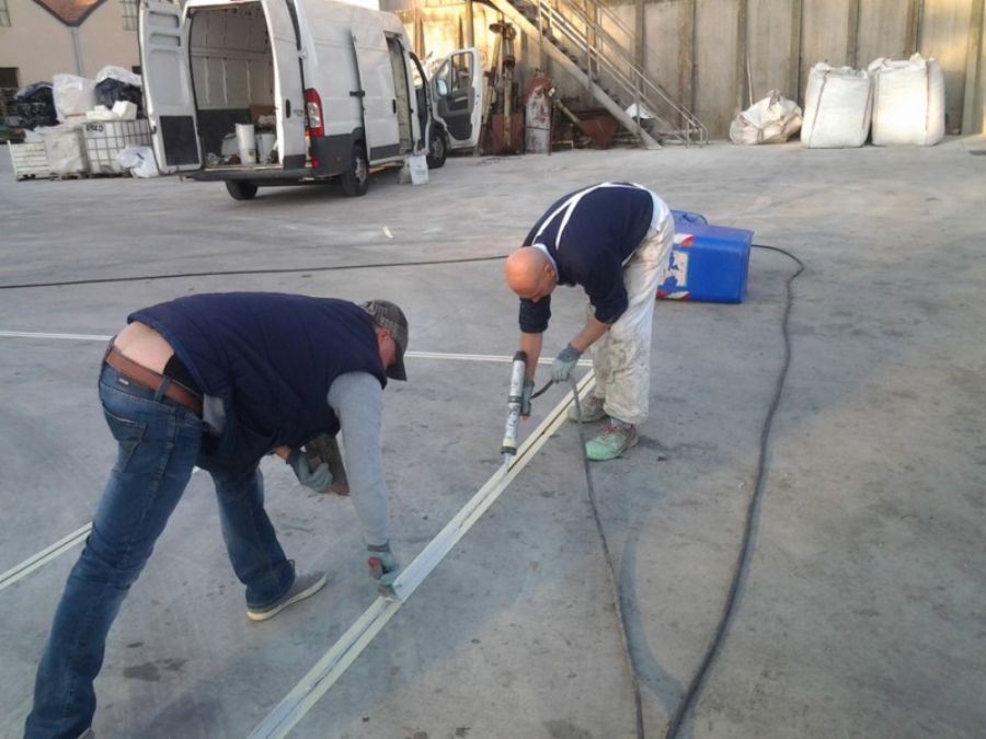Realizzazione di un pavimento industriale