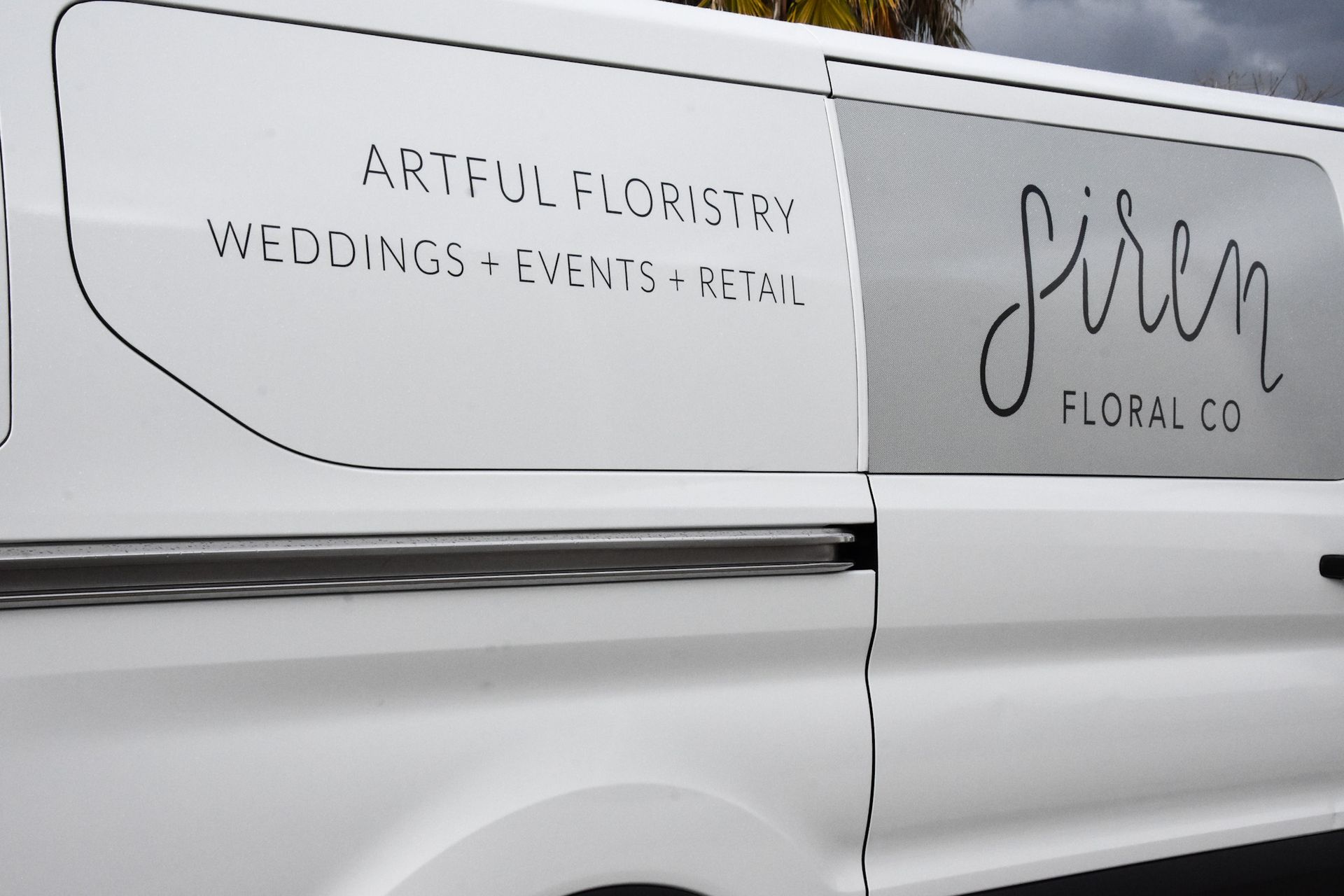 White van with 