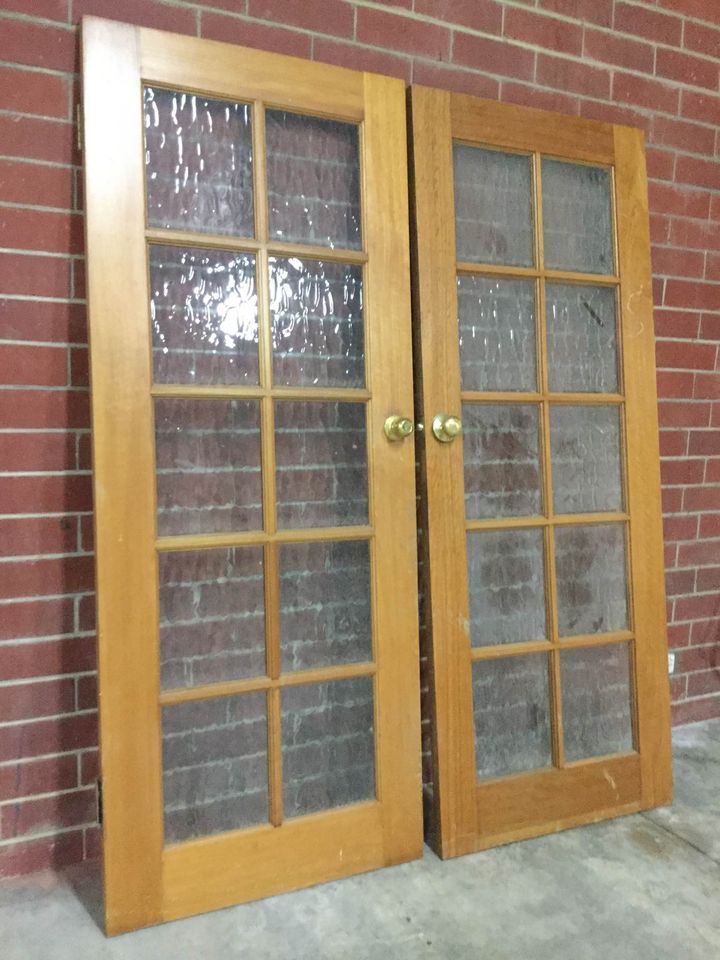 Wooden Doors with Glass — Rosewater, SA — Rosewater Salvage