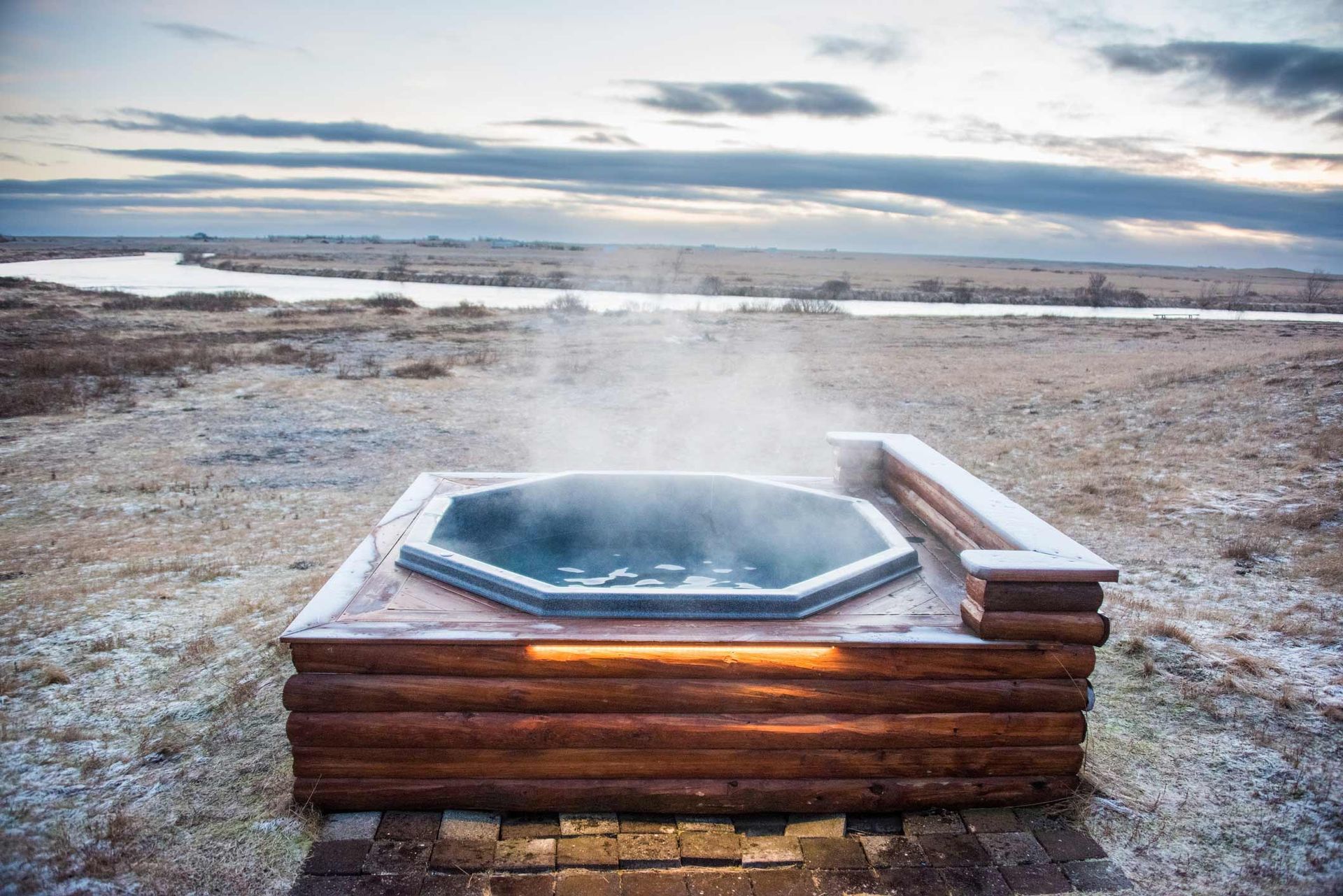 Outdoor Hot Tub By River — Green Valley, AZ — Green Valley Pools & Spa