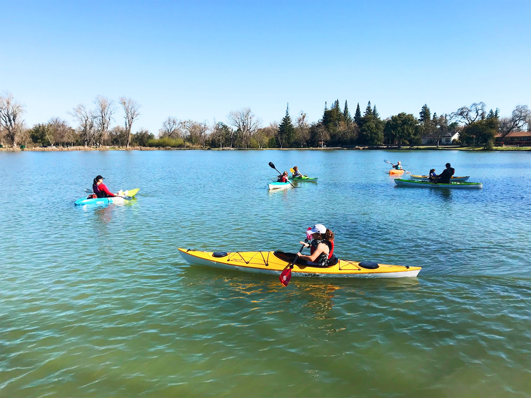 Lodi Boathouse Kayak Rentals in Lodi California