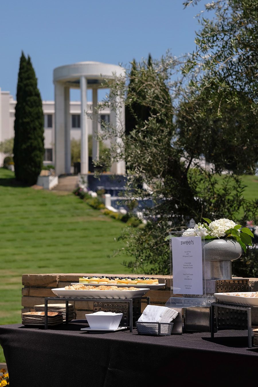 Catering at Hillside Memorial Park and Mortuary