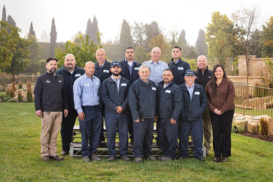 Grounds team at Hillside