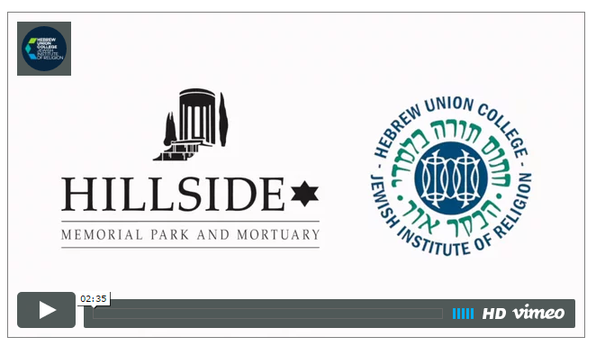 Two logos for hillside memorial park and mortuary