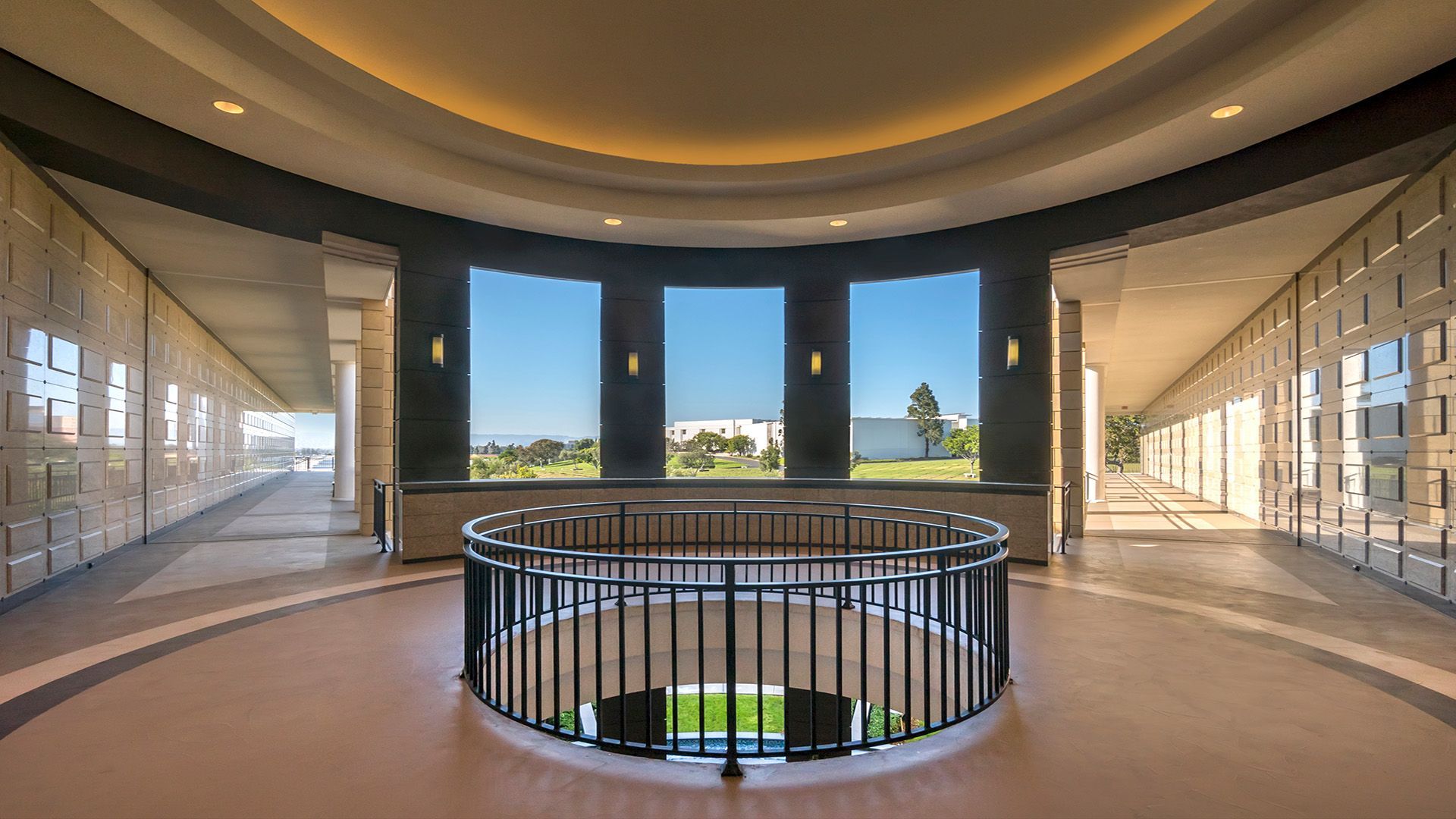Rotunda at Hillside Memorial Park and Mortuary in Los Angeles, CA