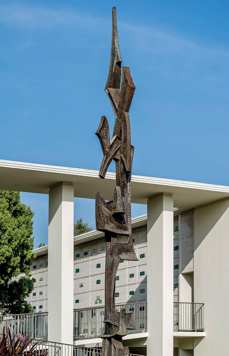 Hillside Memorial Park Albert Weir Sculpture