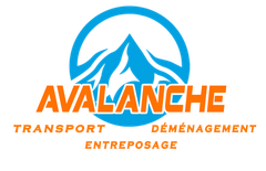 Un logo bleu et orange pour le transport des avalanches