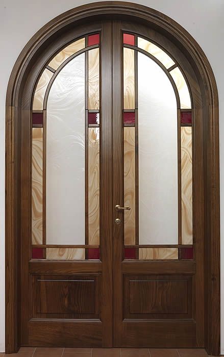 porte in legno e vetro