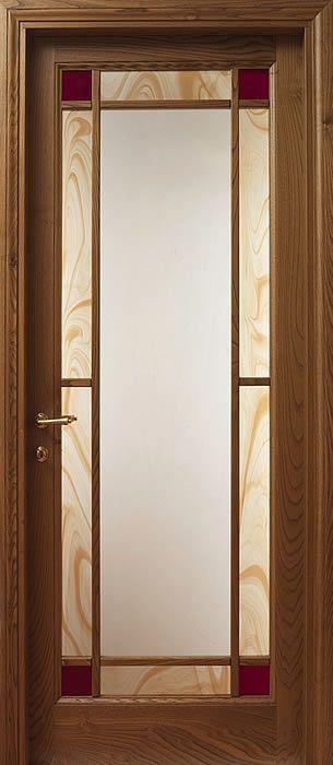 porte in legno e vetro