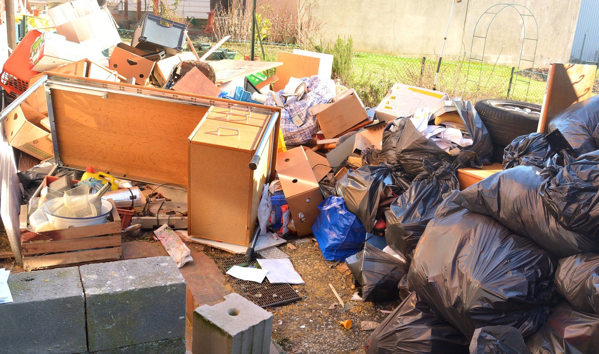 Trash From The Construction — Garden City, KS — Southwest Janitorial Service