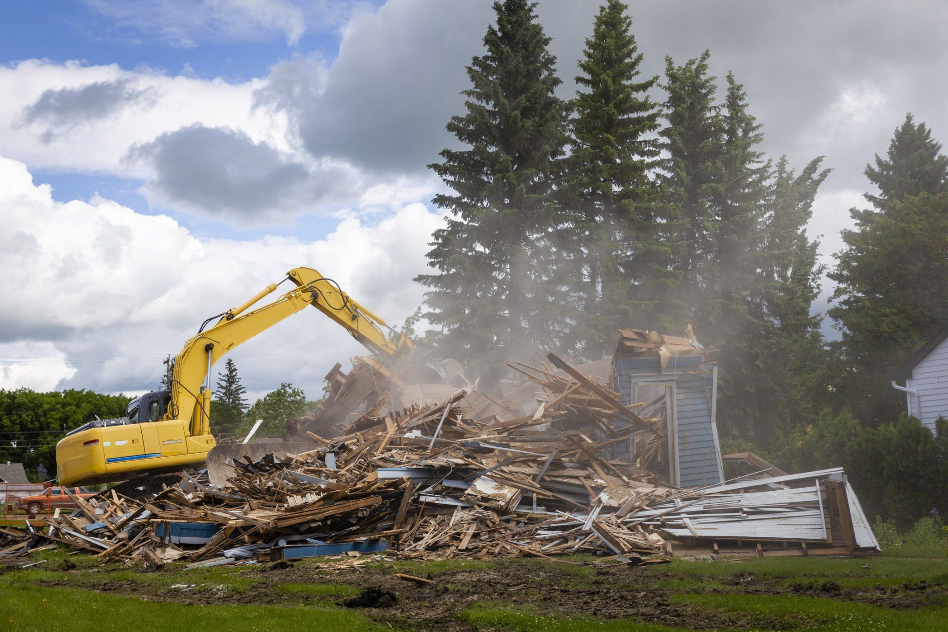 Cleaning Trash From Construction Site — Garden City, KS — Southwest Janitorial Service