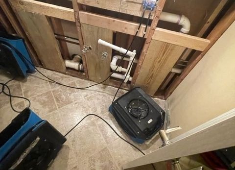 hidden water damage behind walls