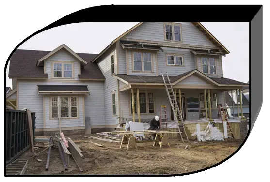 A home being reconstructed after a water damage event in Queens, NY.