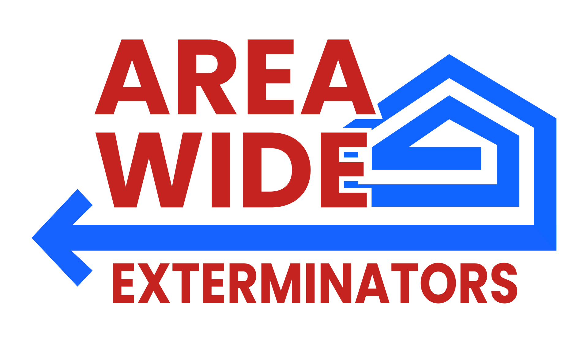 Area Wide Exterminators Area Wide Exterminators logo: Red text