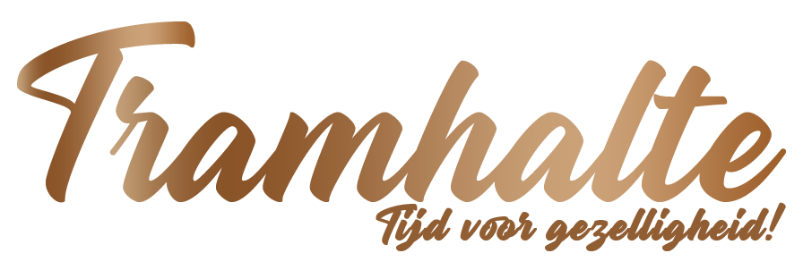 Framhalte logo in brown script with the words