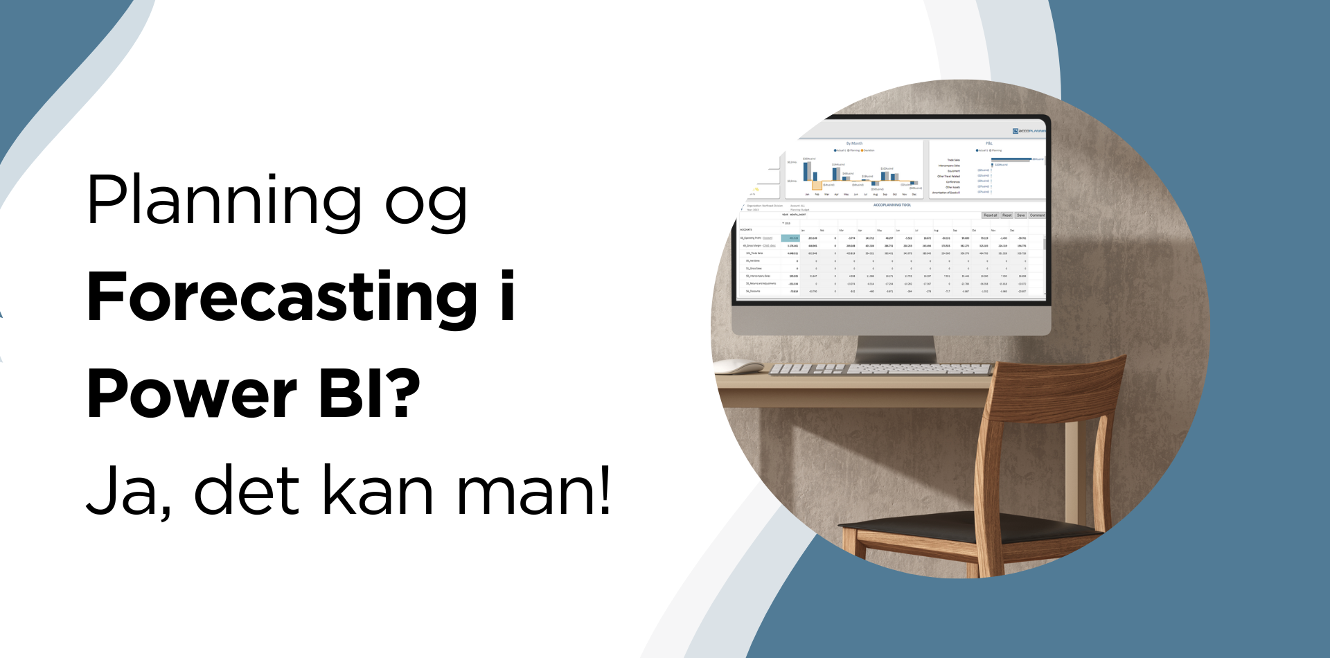 accoPlanning, writeback i Power BI