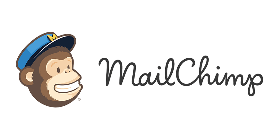 Mailchimp-logoet har en abe iført en blå hat.