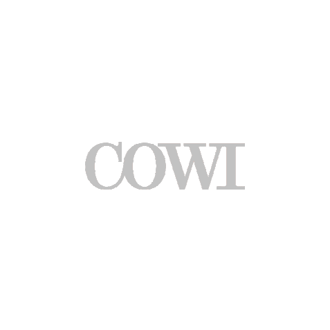 Cowi-logoet er på en hvid baggrund.