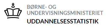 A logo for børne og ungdomsministeriet with a crown