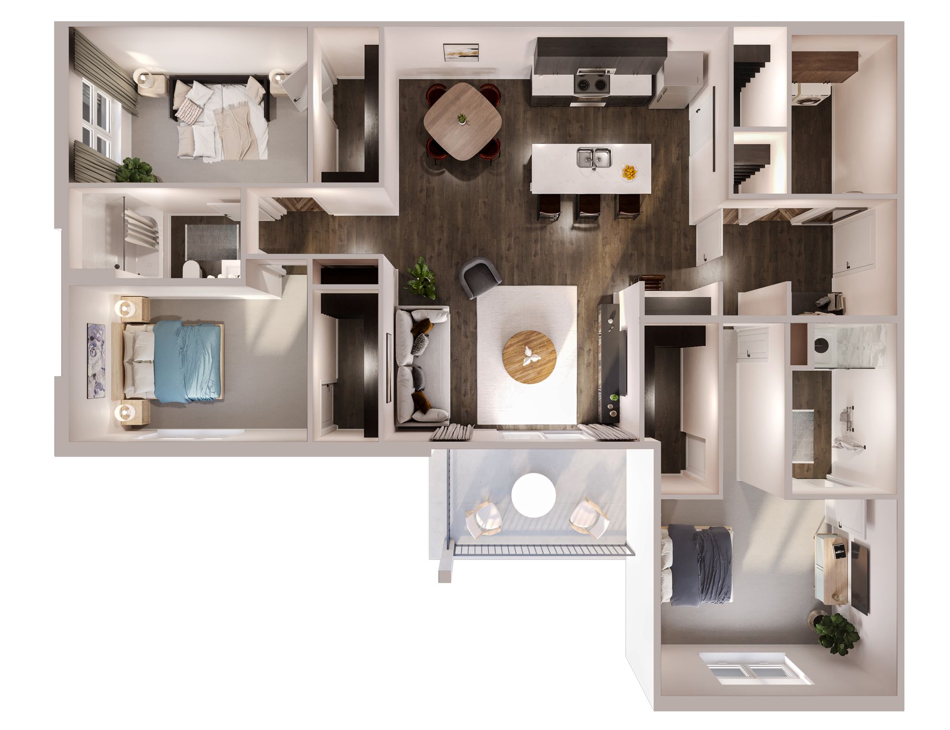 3 Bedroom Floor plan