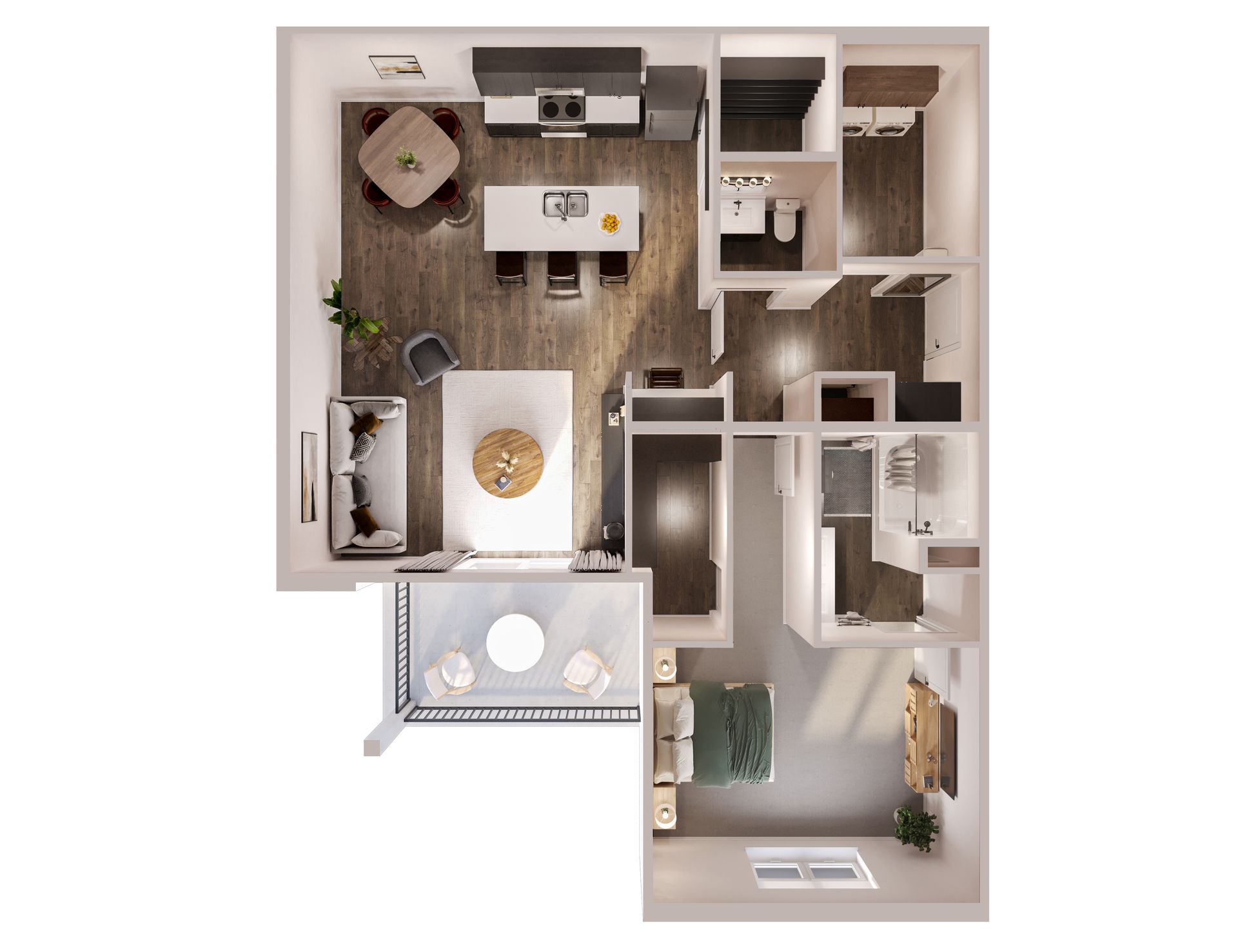 1 Bedroom Floor plan