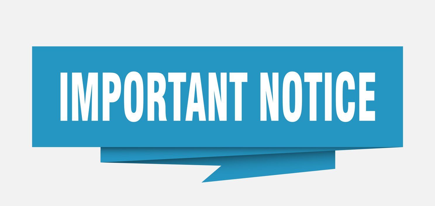 Important Notice