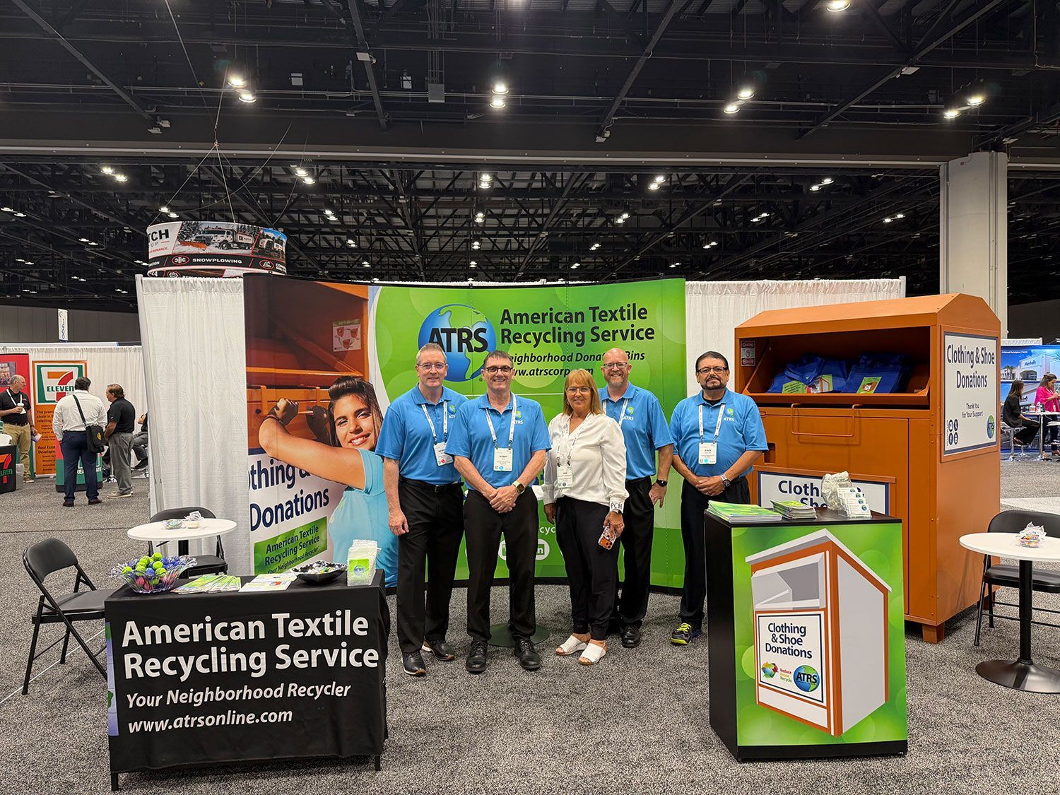 Representing ATRS at this year's event were Brian, Patrick, Earnie, Kim, and Robby.