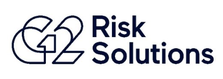 G2 Risk Solutions logo in black text with stylized G2 icon on white background
