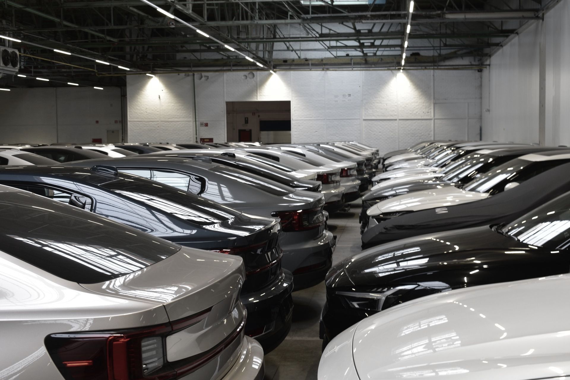 Photo du parking couvert de Care4fleets Luxembourg.